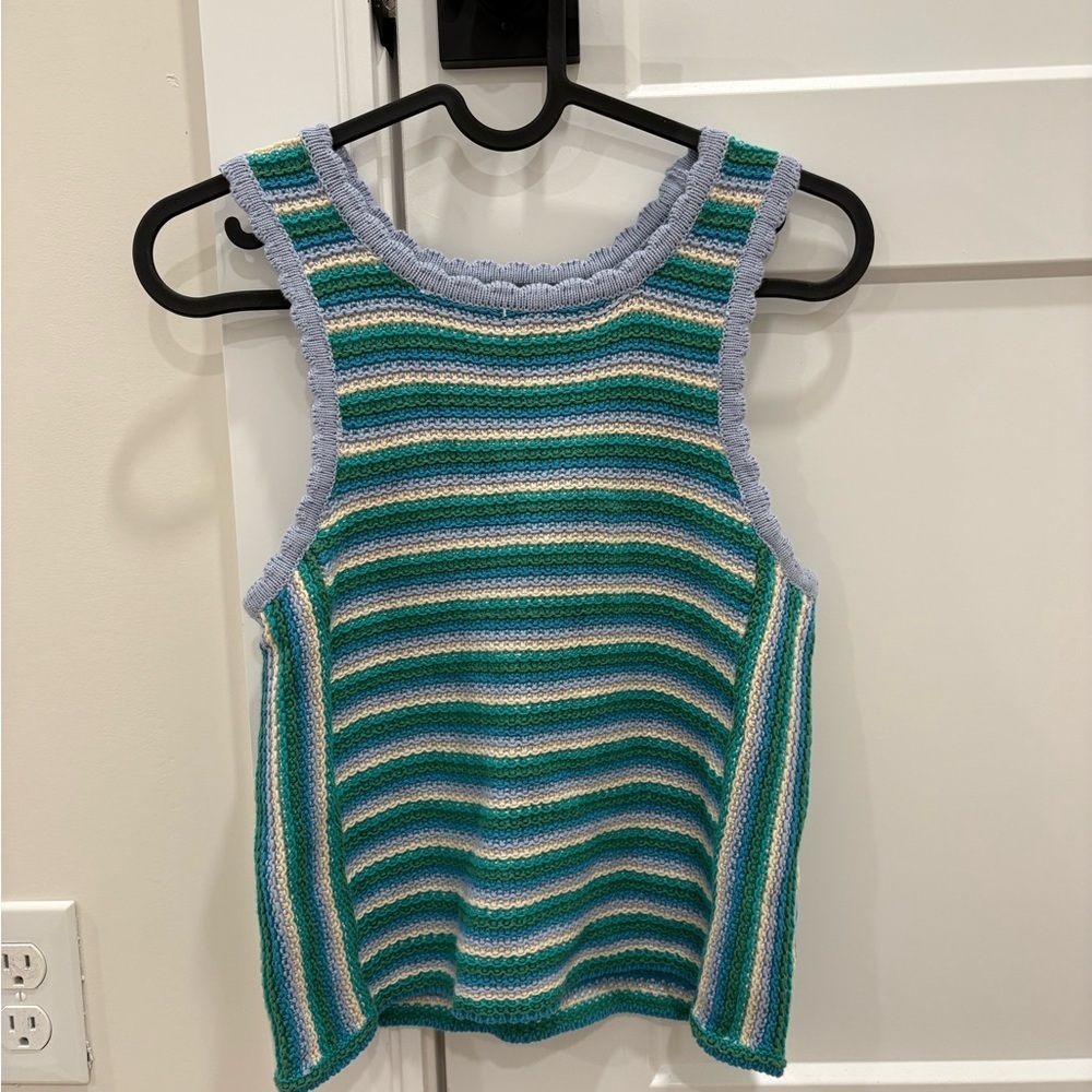 Zara Multicolor Striped Tank Top